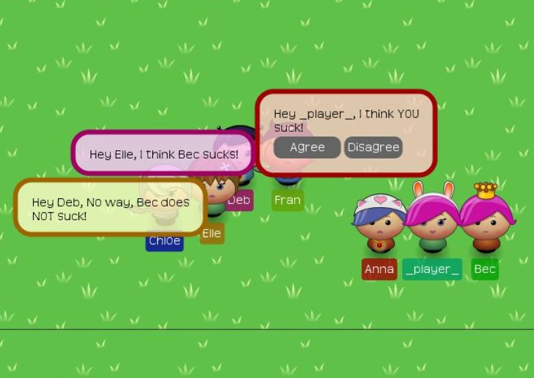 Asking character about themselves