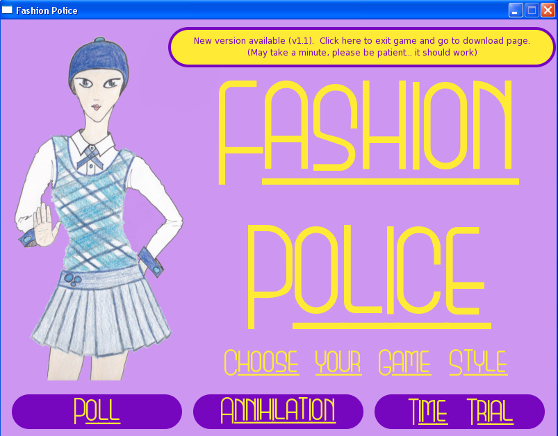 New version available shown on the start screen