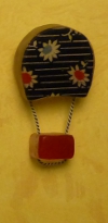 Hot Air Balloon brooch