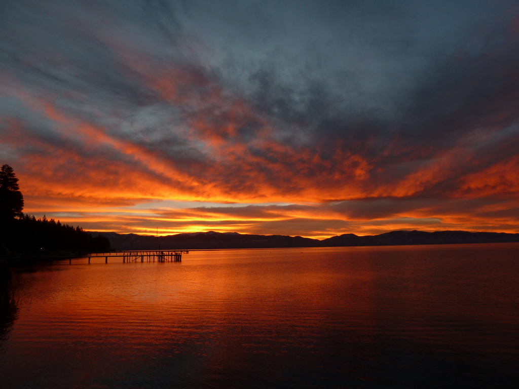 Sunrise over North Lake Tahoe, California