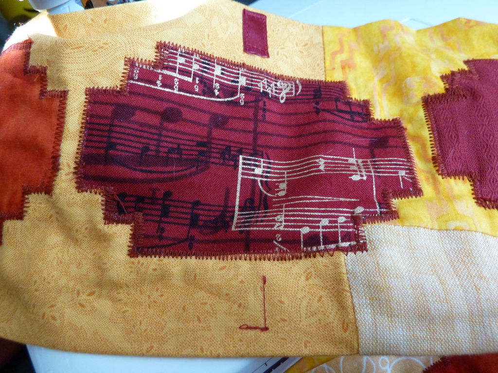 Stitching shows placement