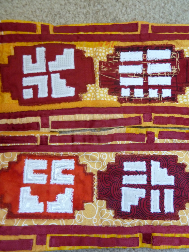 Finished scarf Close up