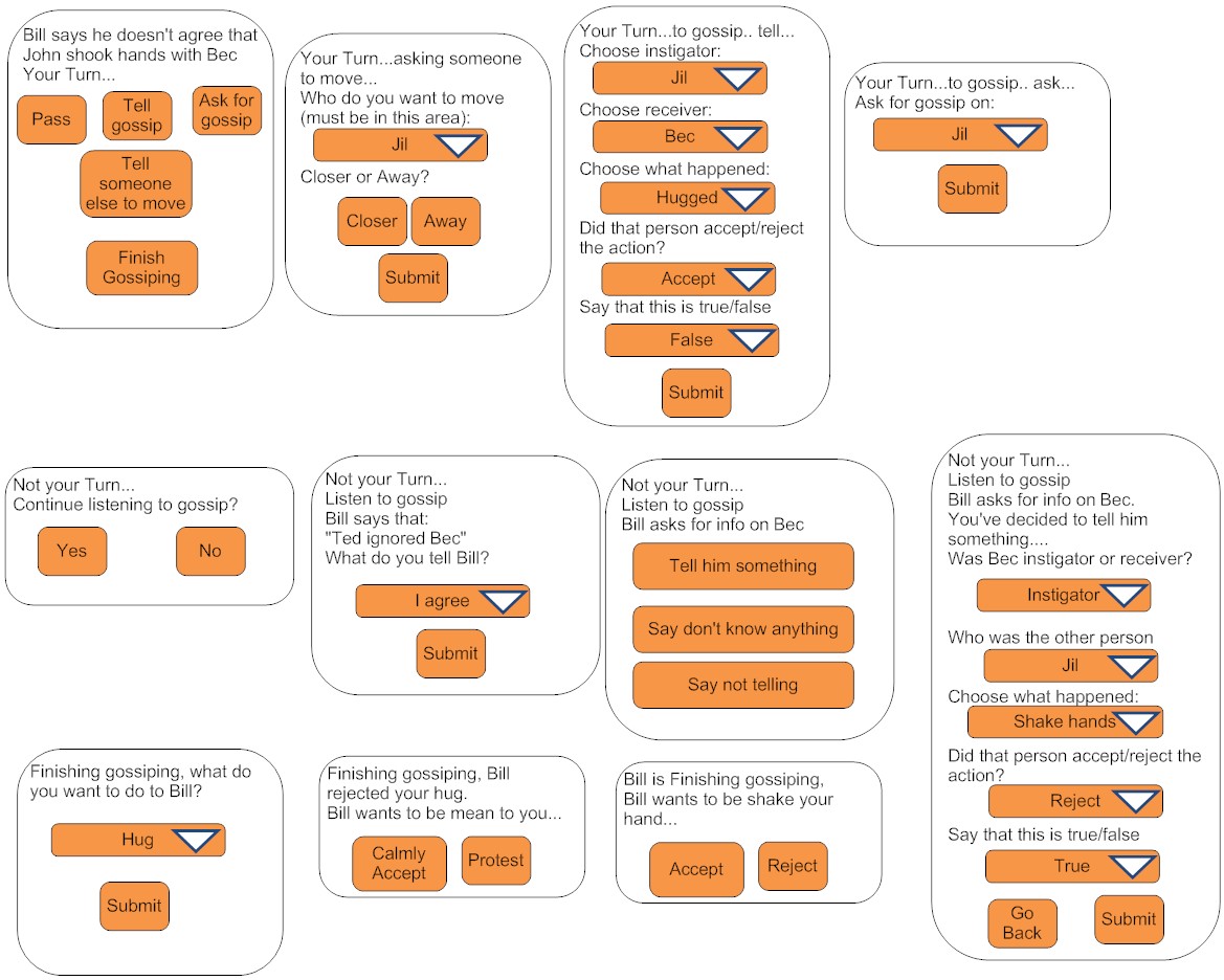 Talk pop-ups