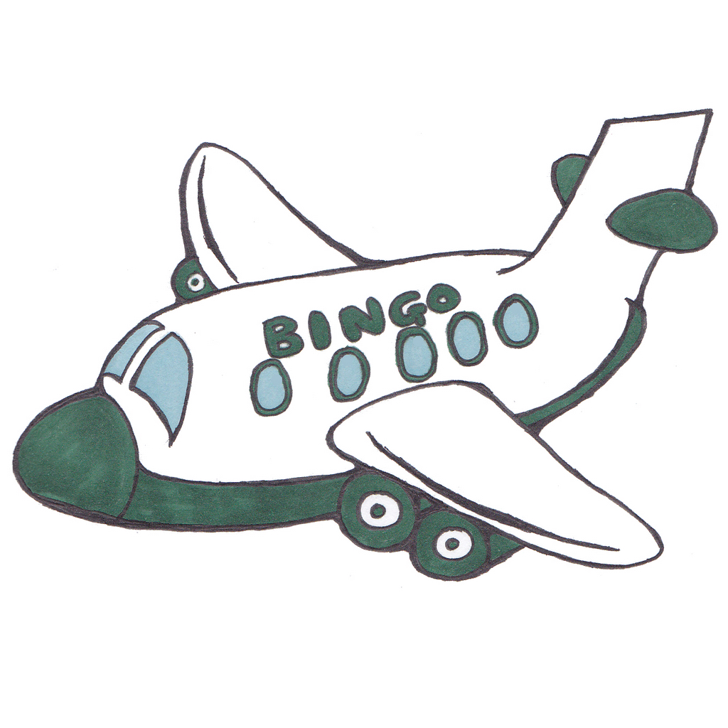 Cartoon plane