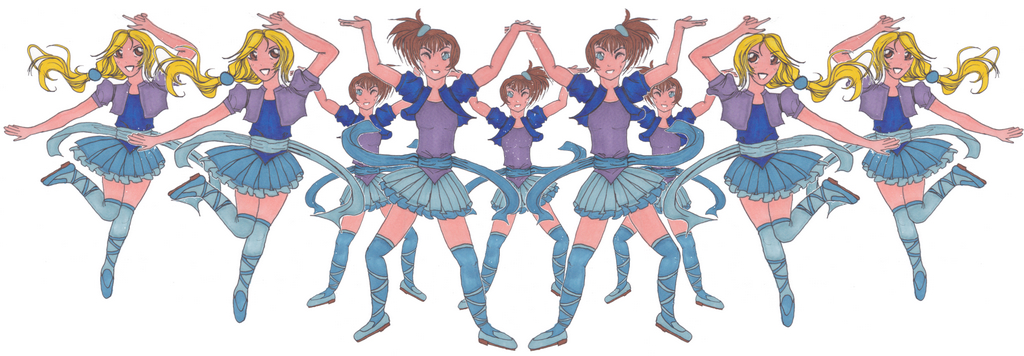Girls Dancing Together
