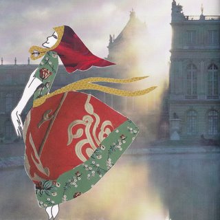 Girl Floating through Palace of Versailles