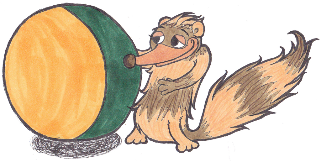 Weazel with his ball
